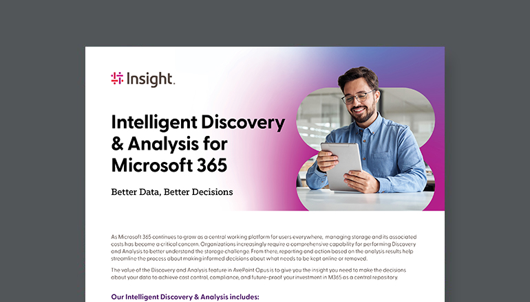 文章 Intelligent Discovery Analysis for Microsoft 365 图像