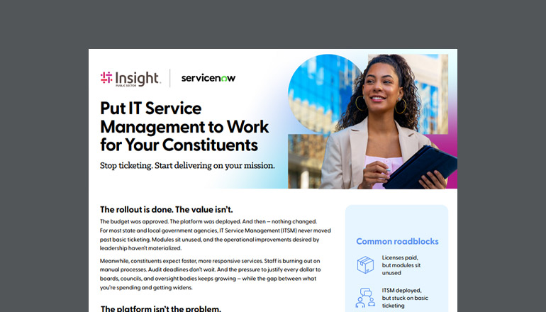 文章 Put IT Service Management to Work for Your Constituents 图像