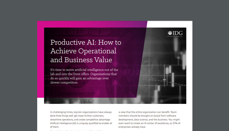 Article Productive AI: How to Achieve Operational and Business Value Image